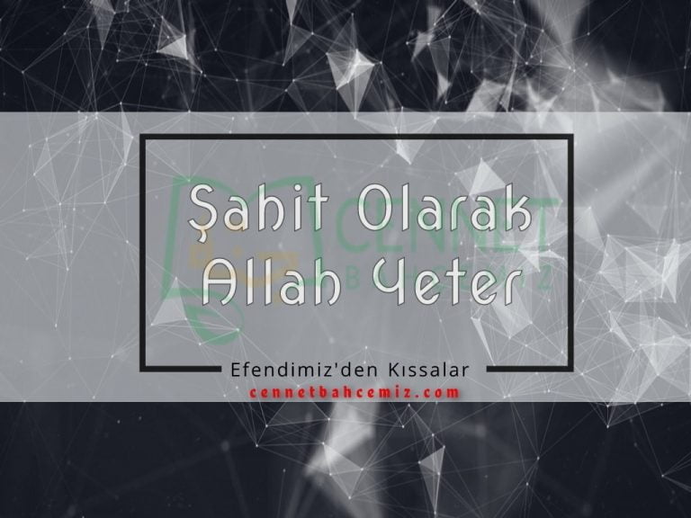 Efendimiz’den Kıssalar – Şahit Olarak Allah Yeter