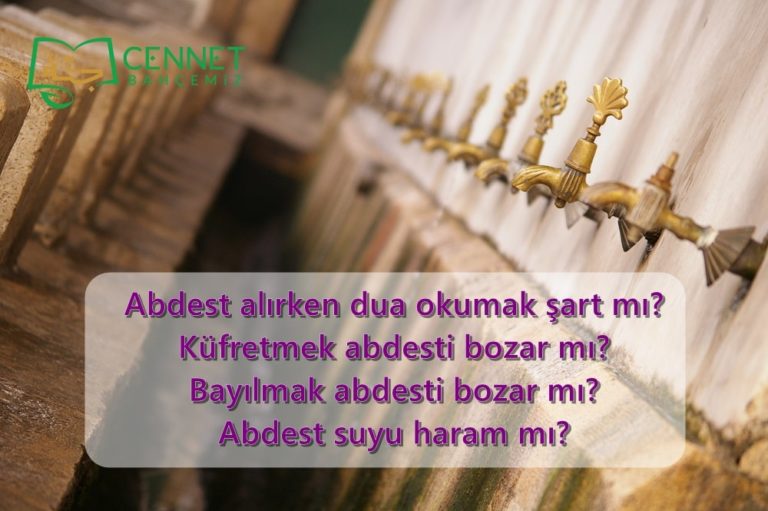 Abdest Hakkında Sorular 3