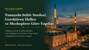 Namazda Sehiv Secdesi Gerektiren Haller ve Dört Mezhebe Göre Yapılışı