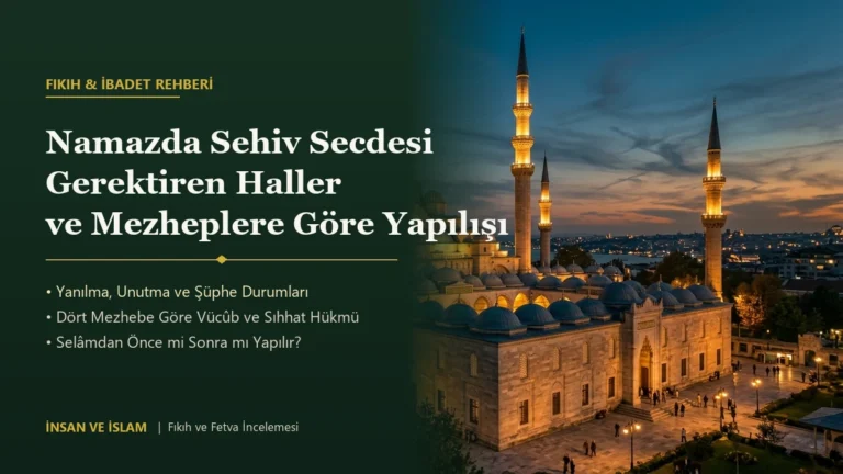 Namazda Sehiv Secdesi Gerektiren Haller ve Dört Mezhebe Göre Yapılışı