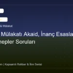 Diyanet Mülakatı Akaid, İnanç Esasları ve Mezhepler Soruları