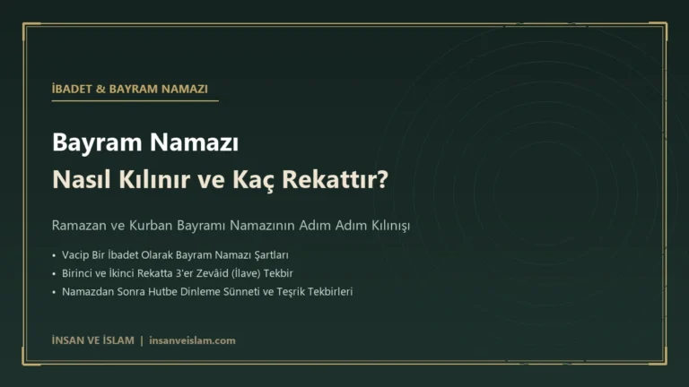 Bayram Namaznın Kılınışı